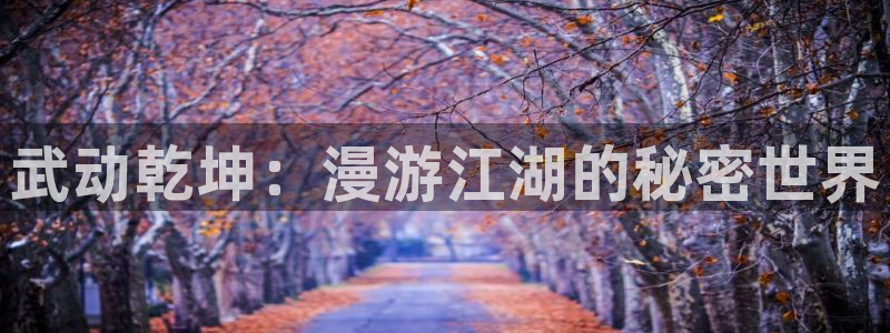嘿咻漫画观看下拉式：武动乾坤：漫游江湖的秘密世界